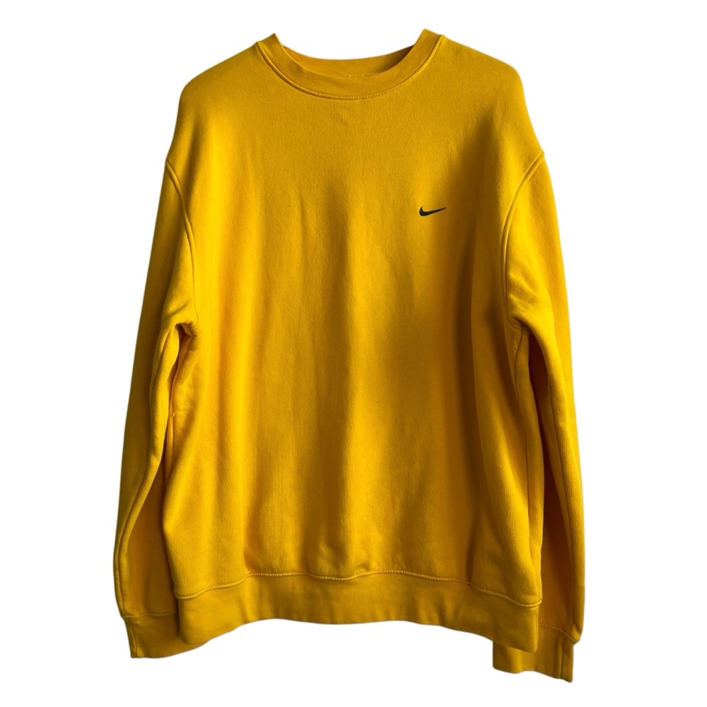 Nike Vintage Yellow Crewneck Menโs XL Y2K Sweatshirt
